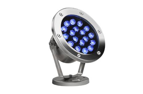 RGB Color Changing LED Underwater Light 18W D190mm